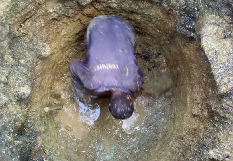 Hand dug wells pump installation